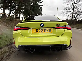 Used 2022 BMW M4 Competition Yellow - Interior and Exterior details 8