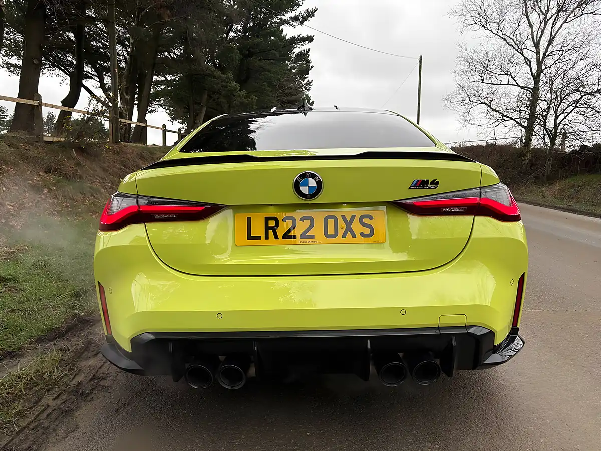 Used 2022 BMW M4 Competition Yellow - Interior and Exterior details 8