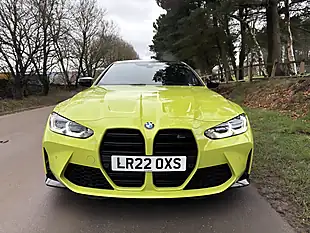 Used 2022 BMW M4 Competition Yellow - Interior and Exterior details 9