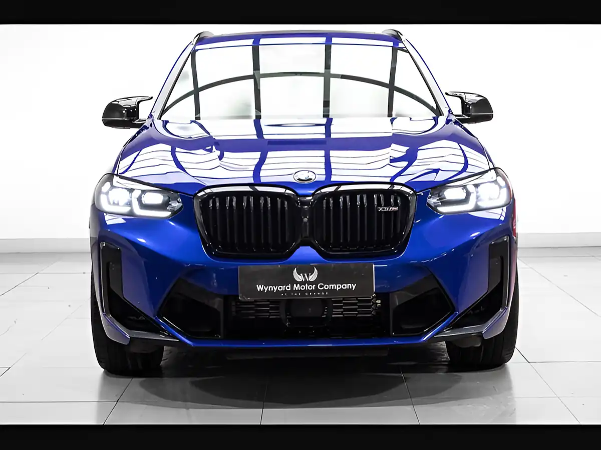 Used 2022 BMW X3 M Competition Blue - Interior and Exterior details 4