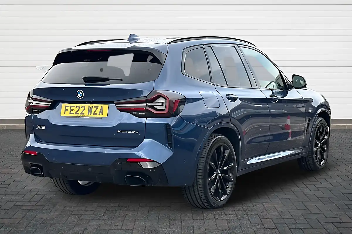 Used 2022 BMW X3 M Sport Blue - Interior and Exterior details 3