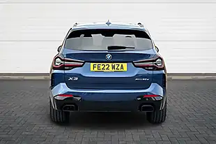 Used 2022 BMW X3 M Sport Blue - Interior and Exterior details 4