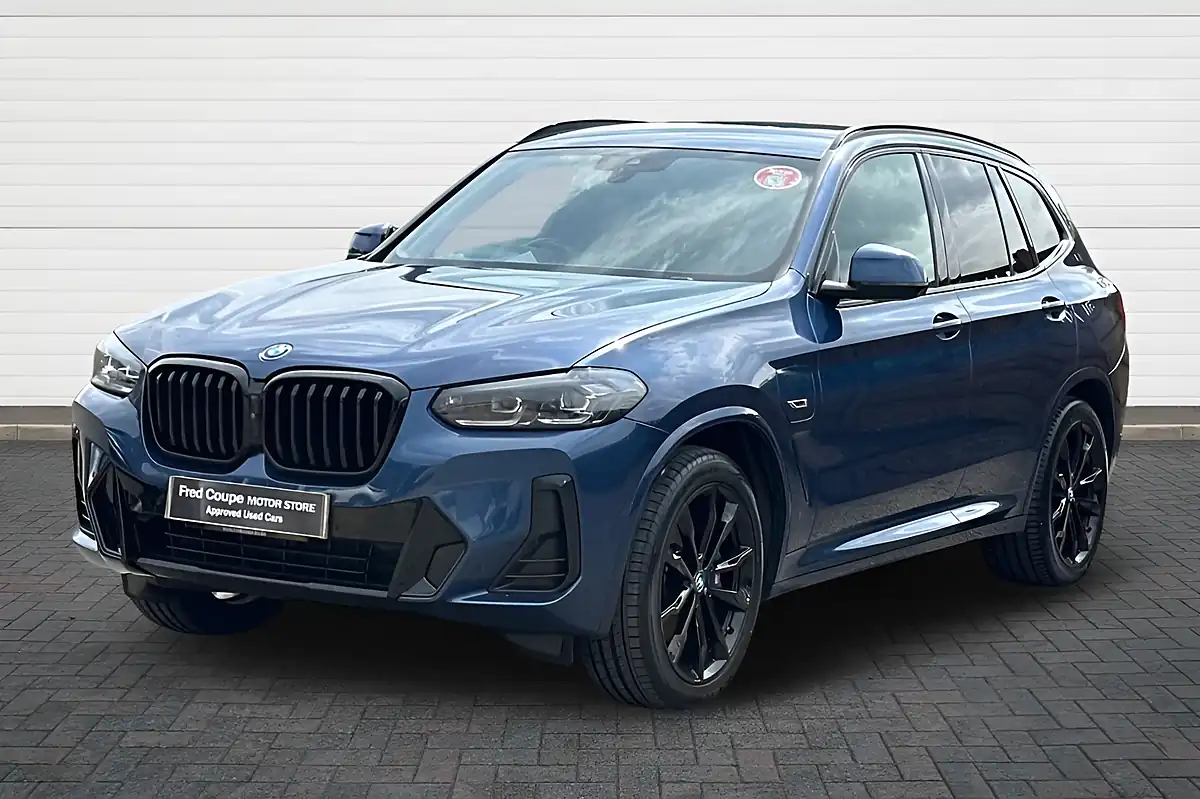Used 2022 BMW X3 M Sport Blue - Interior and Exterior details 7