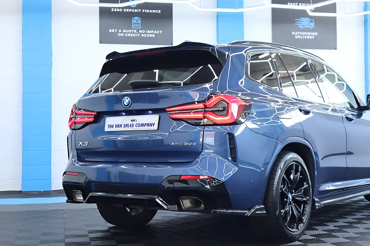 Used 2022 BMW X3 M Sport Blue - Interior and Exterior details 10