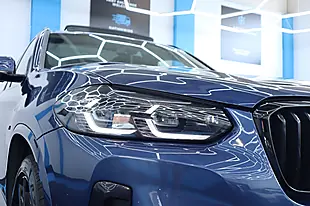 Used 2022 BMW X3 M Sport Blue - Interior and Exterior details 7
