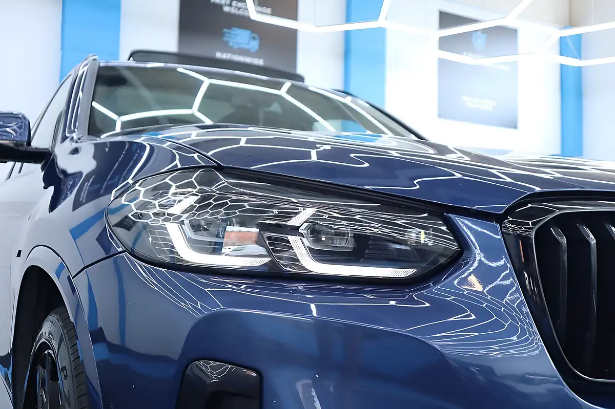 Used 2022 BMW X3 M Sport Blue - Interior and Exterior details 7