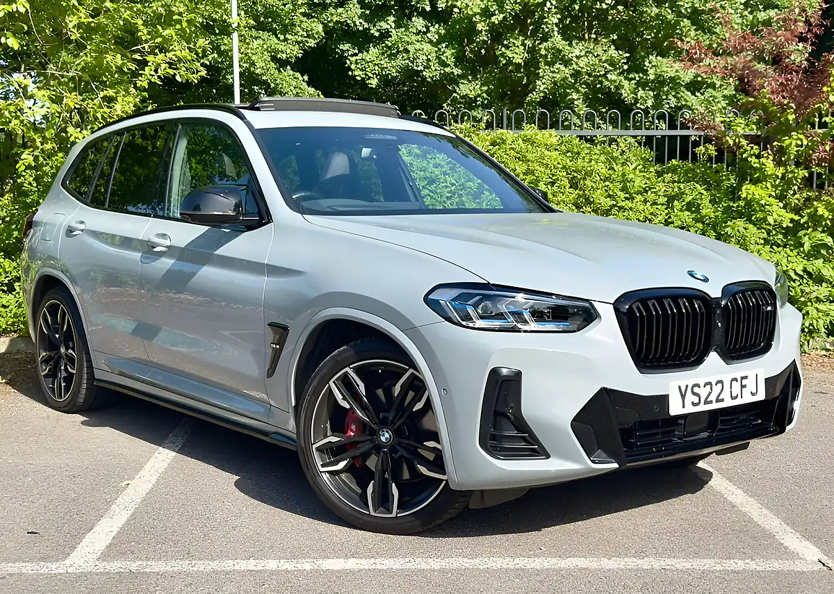 Used 2022 BMW X3 M Sport Grey - Front View