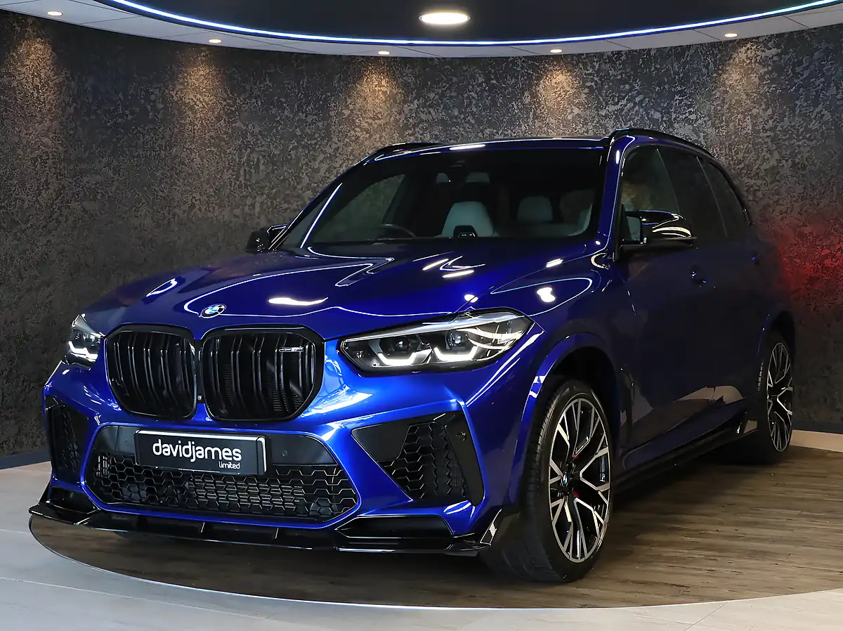 Used 2022 BMW X5 M Competition Marina Bay Blue - Interior and Exterior details 3