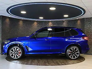 Used 2022 BMW X5 M Competition Marina Bay Blue - Interior and Exterior details 4