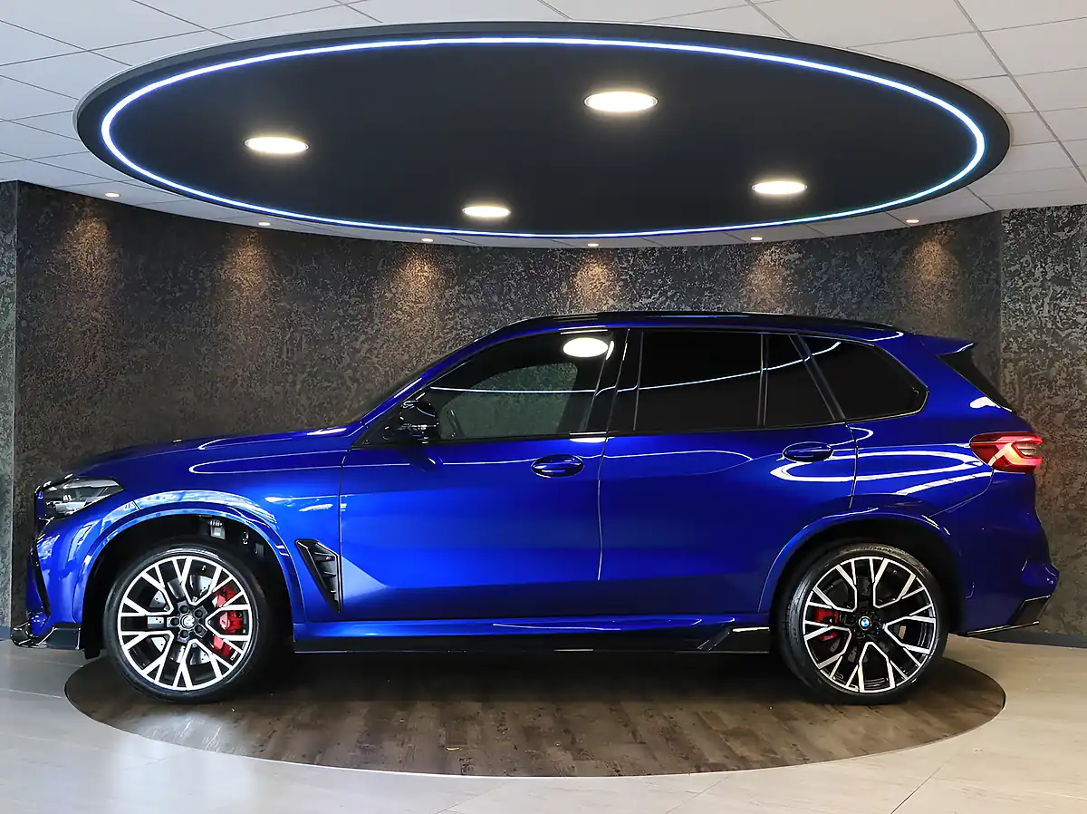 Used 2022 BMW X5 M Competition Marina Bay Blue - Interior and Exterior details 4
