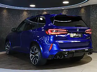 Used 2022 BMW X5 M Competition Marina Bay Blue - Interior and Exterior details 5