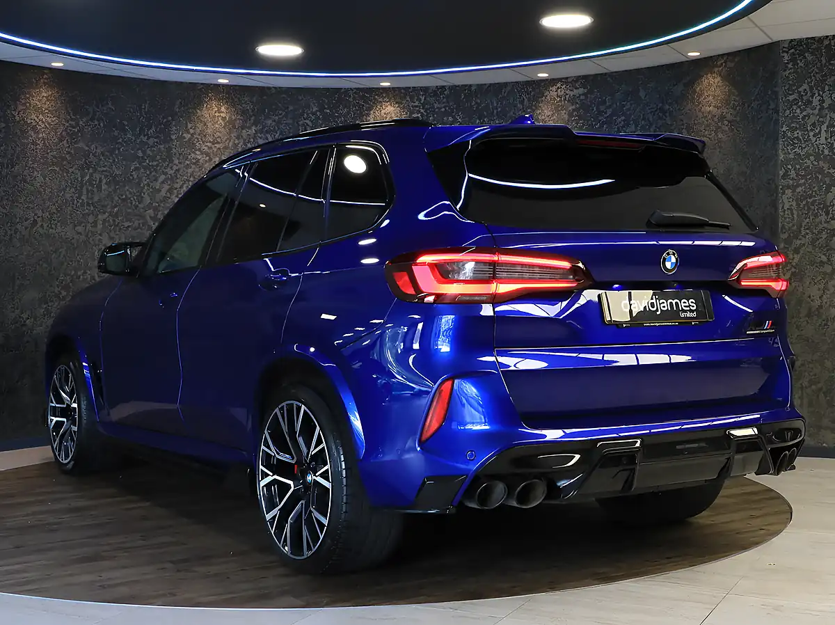 Used 2022 BMW X5 M Competition Marina Bay Blue - Interior and Exterior details 5