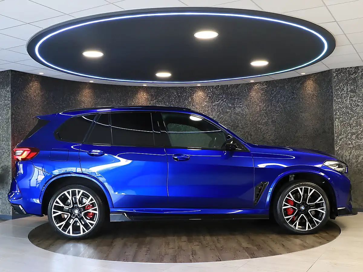 Used 2022 BMW X5 M Competition Marina Bay Blue - Interior and Exterior details 8