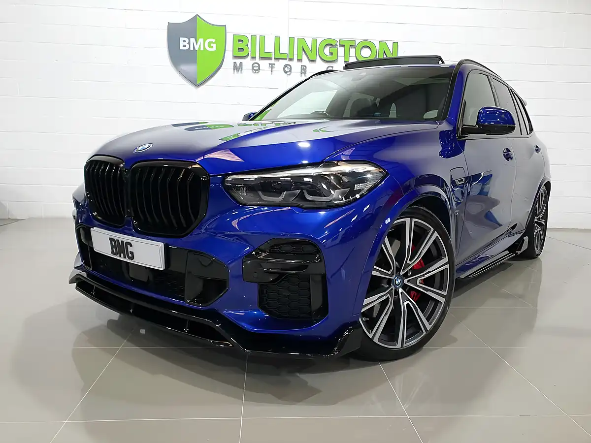 Used 2022 BMW X5 M Sport Blue - Interior and Exterior details 11