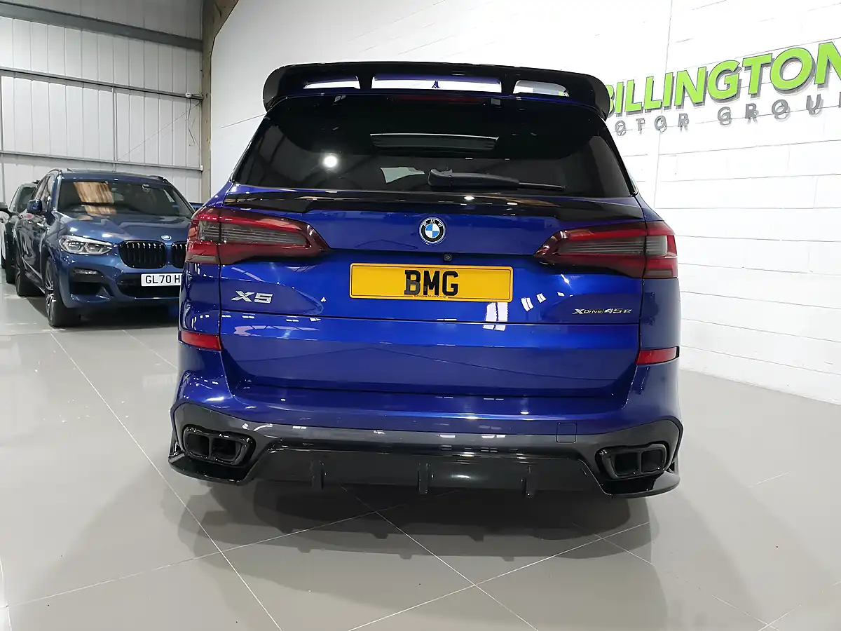 Used 2022 BMW X5 M Sport Blue - Interior and Exterior details 12