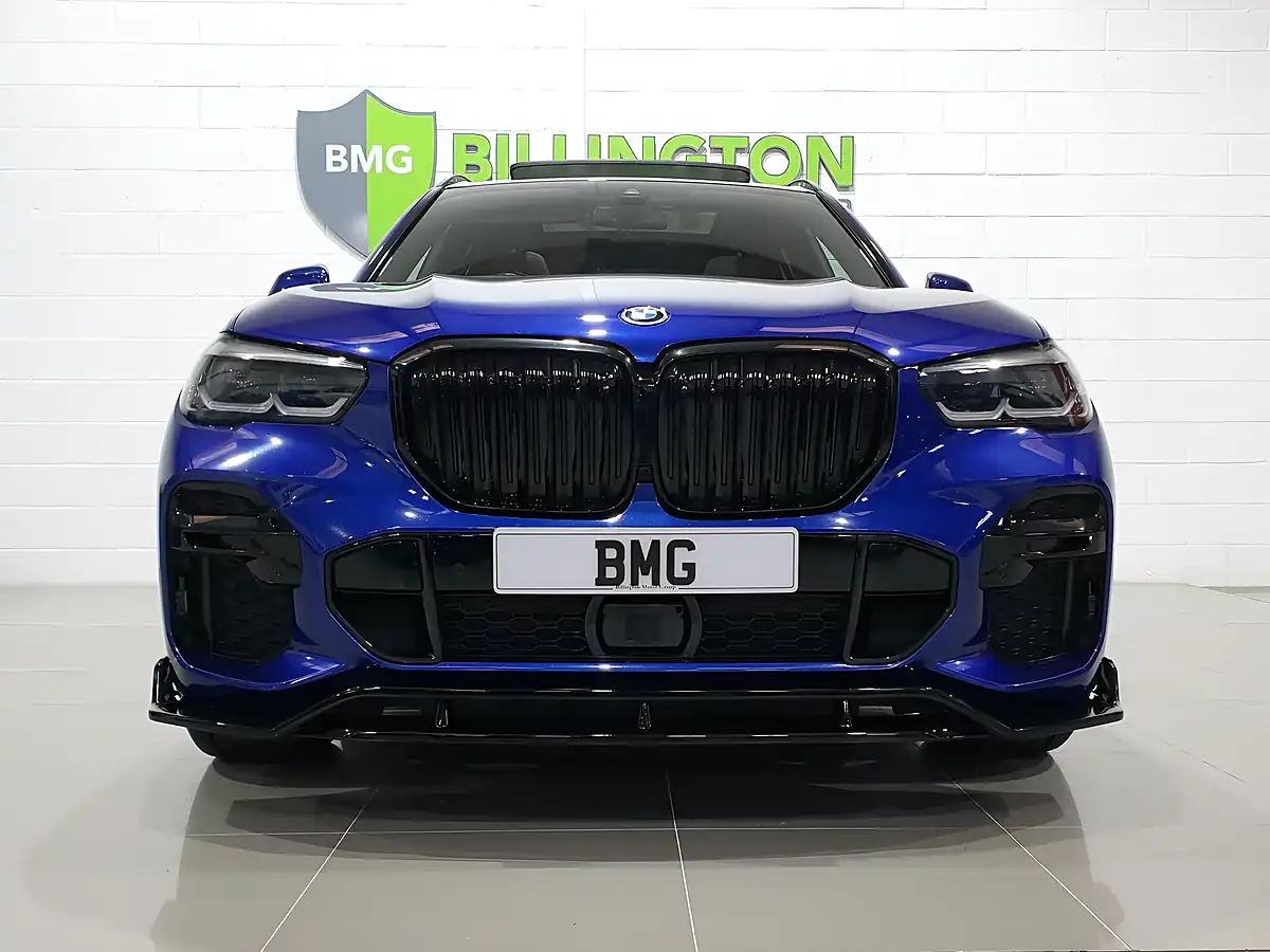 Used 2022 BMW X5 M Sport Blue - Interior and Exterior details 2