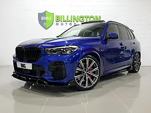 Used 2022 BMW X5 M Sport Blue - Interior and Exterior details 3