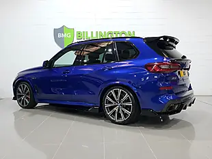 Used 2022 BMW X5 M Sport Blue - Interior and Exterior details 5