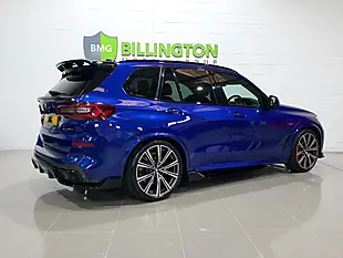 Used 2022 BMW X5 M Sport Blue - Interior and Exterior details 7