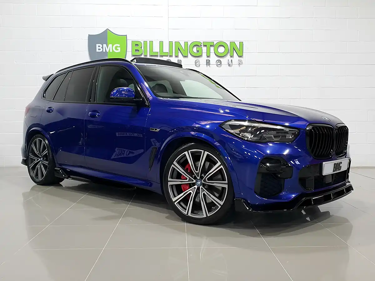 Used 2022 BMW X5 M Sport Blue - Interior and Exterior details 9