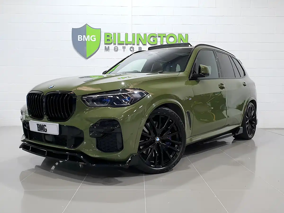 Used 2022 BMW X5 M Sport Green - Interior and Exterior details 3
