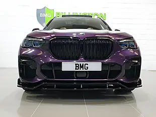 Used 2022 BMW X5 M Sport Purple - Interior and Exterior details 2