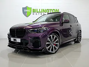 Used 2022 BMW X5 M Sport Purple - Interior and Exterior details 3