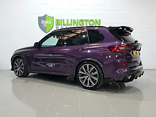 Used 2022 BMW X5 M Sport Purple - Interior and Exterior details 5