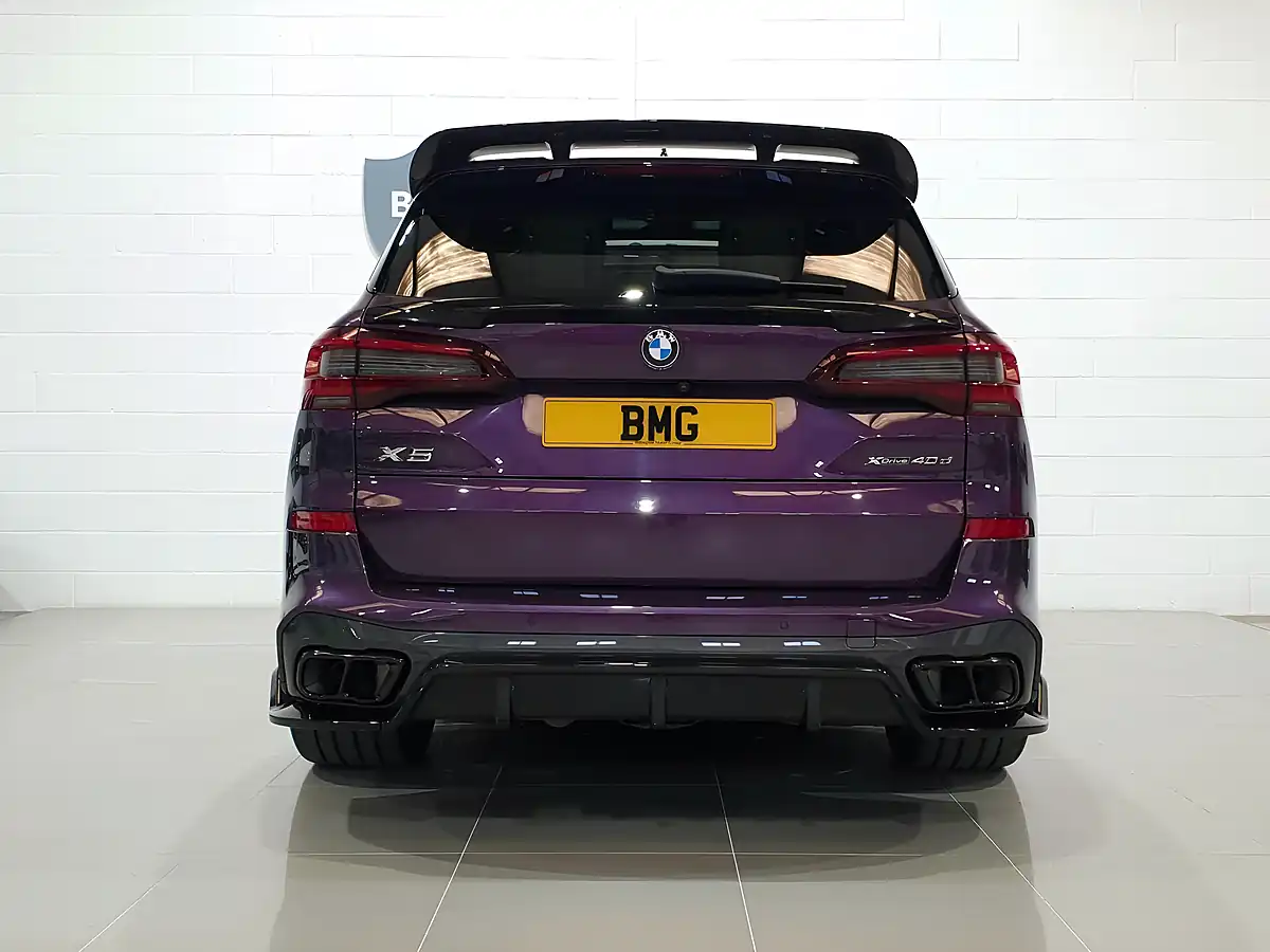 Used 2022 BMW X5 M Sport Purple - Interior and Exterior details 6