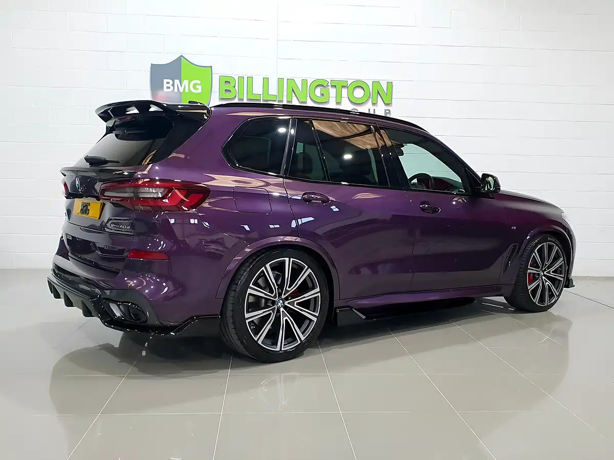 Used 2022 BMW X5 M Sport Purple - Interior and Exterior details 7