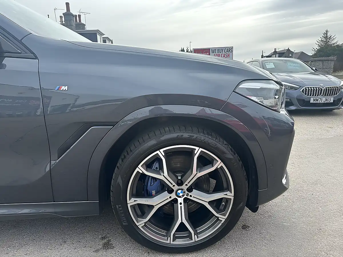 Used 2022 BMW X6 M Sport Arctic Grey - Interior and Exterior details 11
