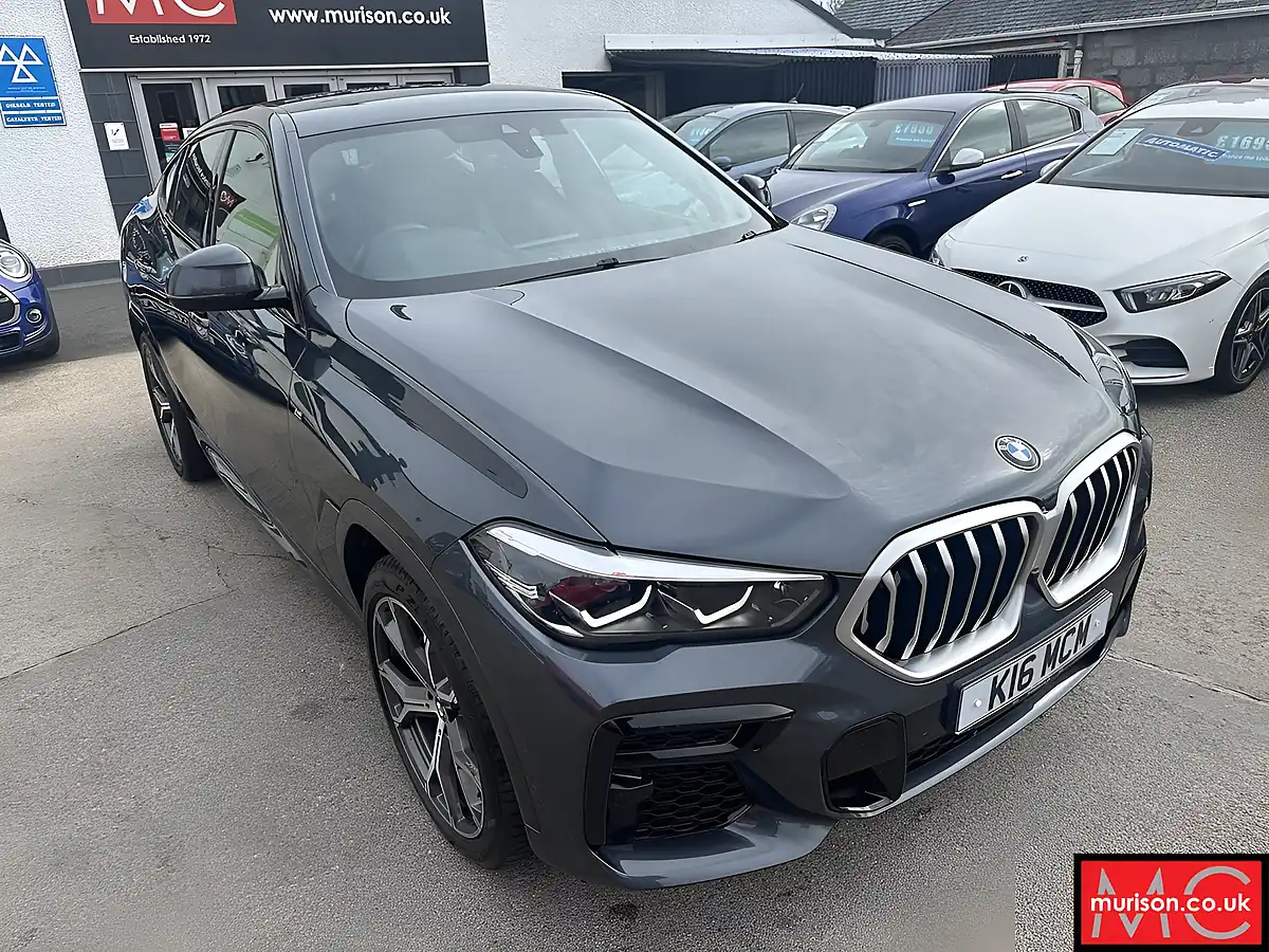 Used 2022 BMW X6 M Sport Arctic Grey - Interior and Exterior details 4