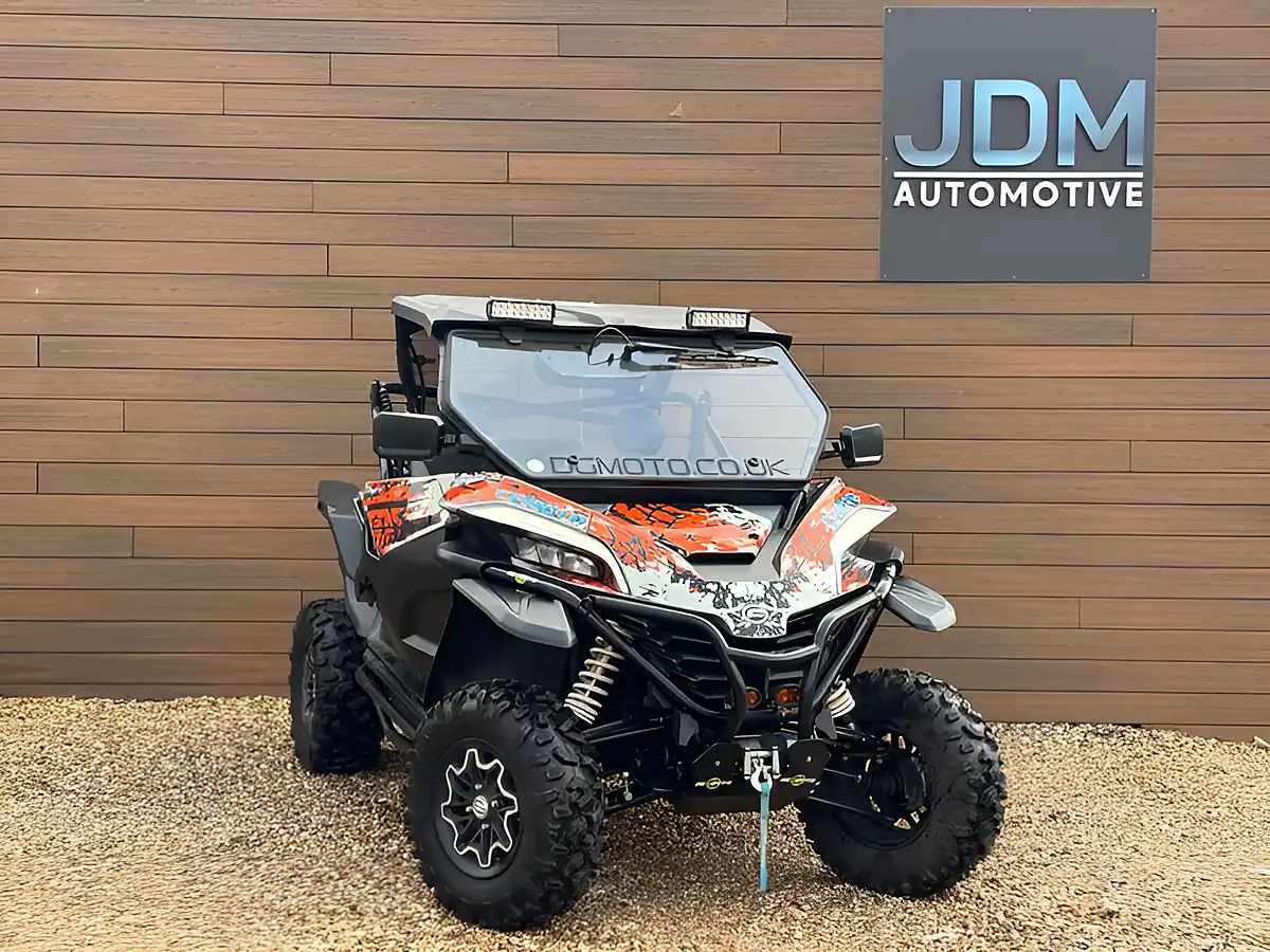 Used 2022 Cf Moto Zforce Fully Loaded Grey - Front View