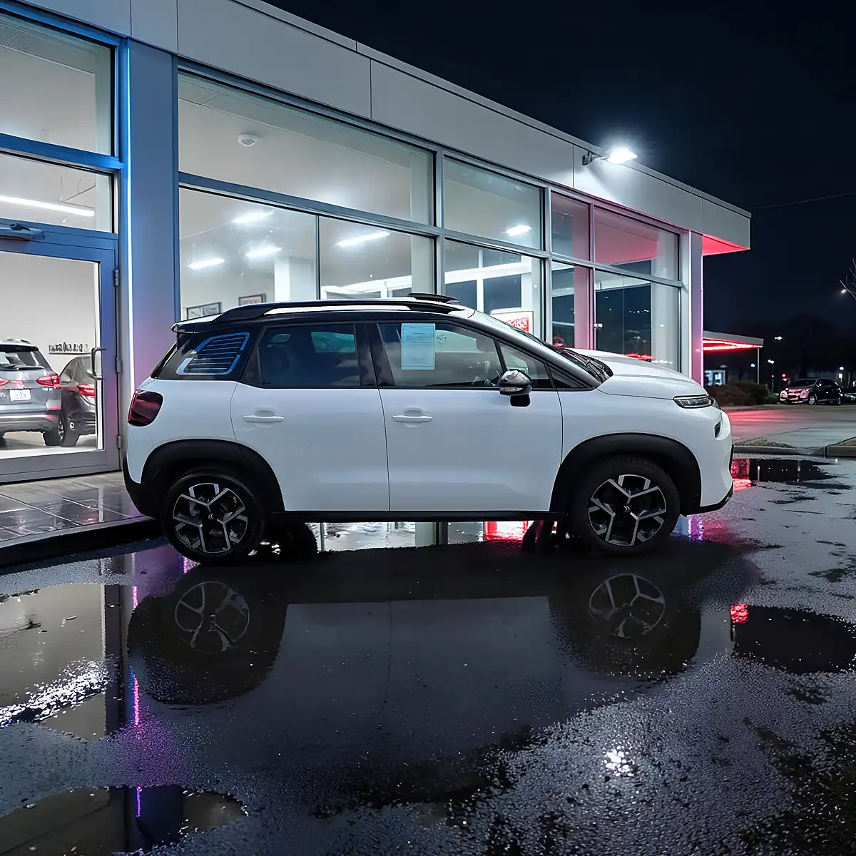 Used 2022 Citroen Aircross Shine Plus Arctic White & Black Roof - Interior and Exterior details 9