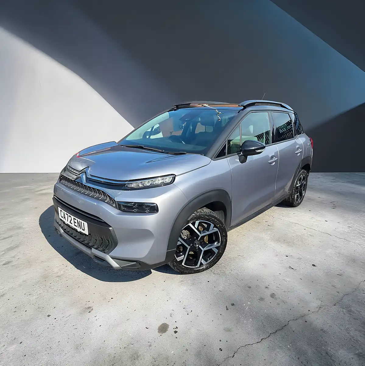 Used 2022 Citroen Aircross Shine Plus Edition Silver & Black - Front View