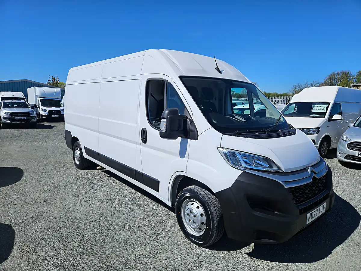 Used 2022 Citroen Relay 35 L3H2 Lwb White - Front View