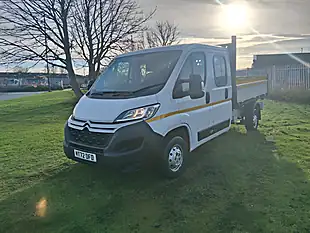Used 2022 Citroen Relay 35 Plus Ready To Run Tipper Double Cab White - Interior and Exterior details 2
