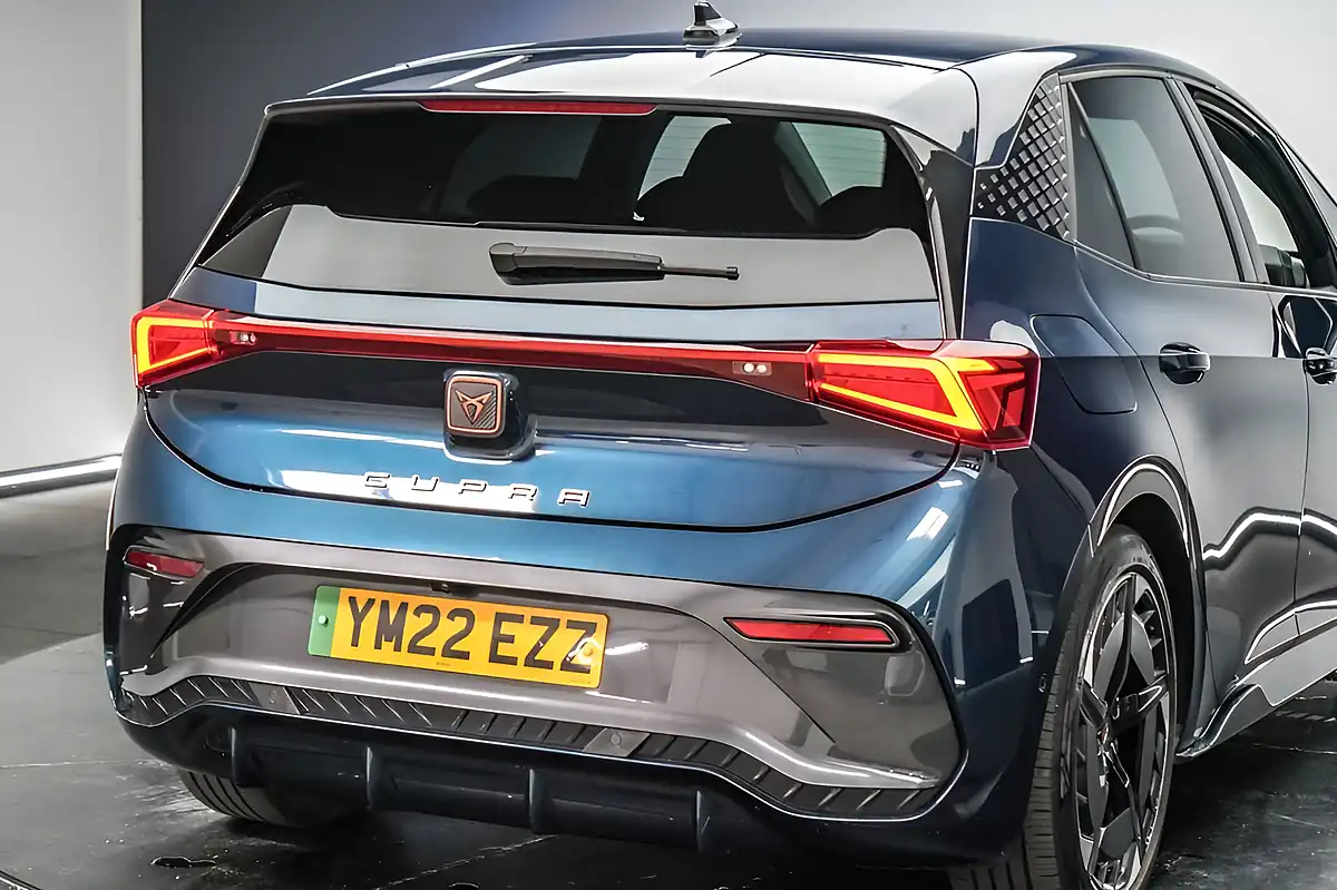 Used 2022 Cupra Born V3 Aurora Blue - Interior and Exterior details 12