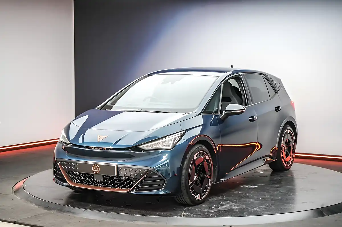 Used 2022 Cupra Born V3 Aurora Blue - Interior and Exterior details 13