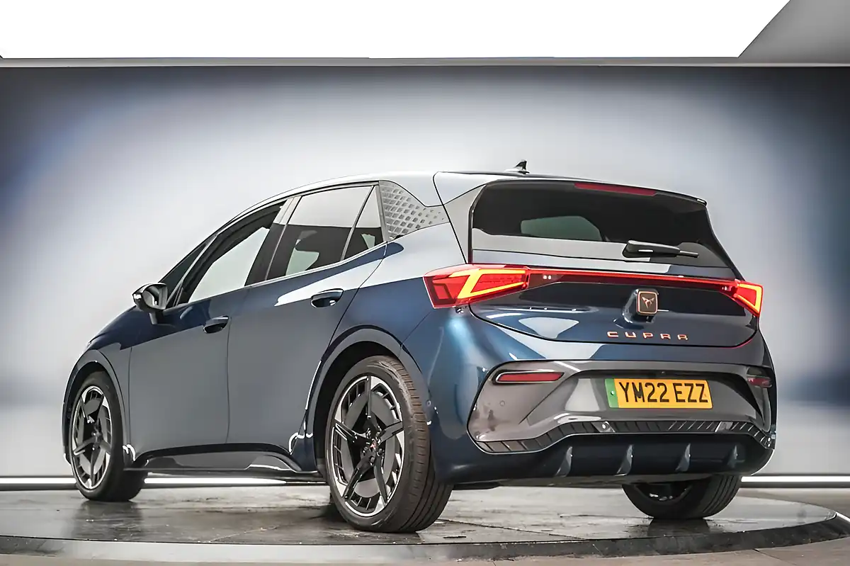 Used 2022 Cupra Born V3 Aurora Blue - Interior and Exterior details 7