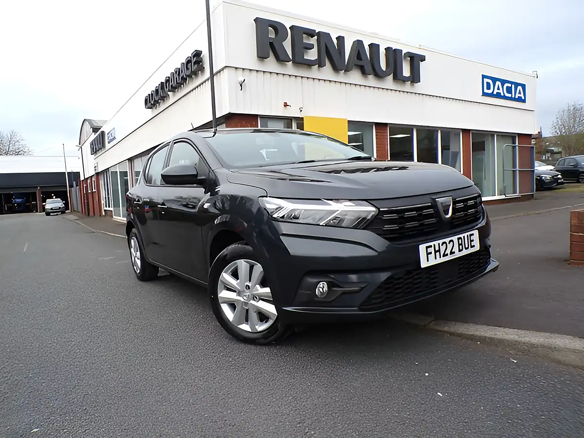 Used 2022 Dacia Sandero Comfort Slate Grey - Front View