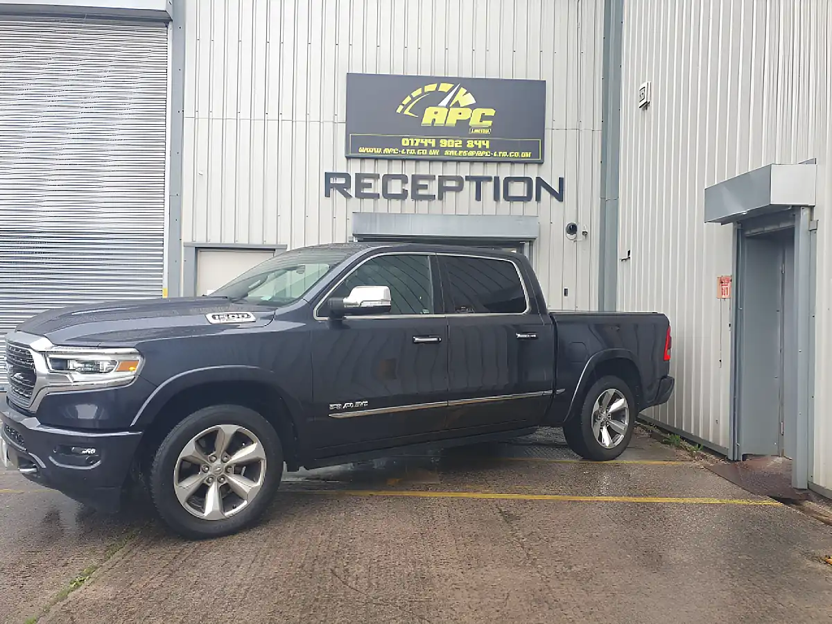 Used 2022 Dodge RAM 1500 Limited Blue Pearl - Front View