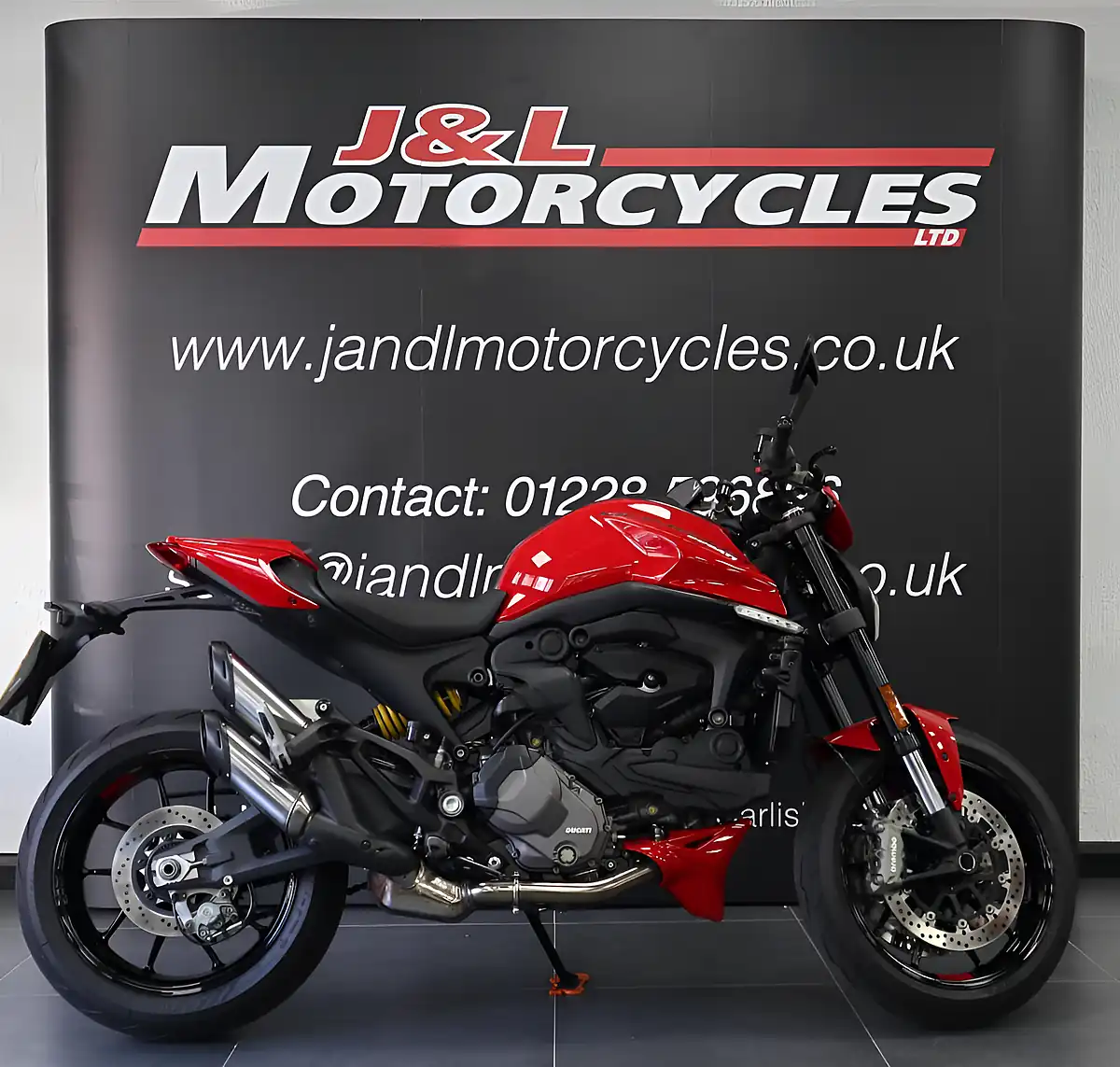 Used 2022 Ducati Monster Plus Red - Front View