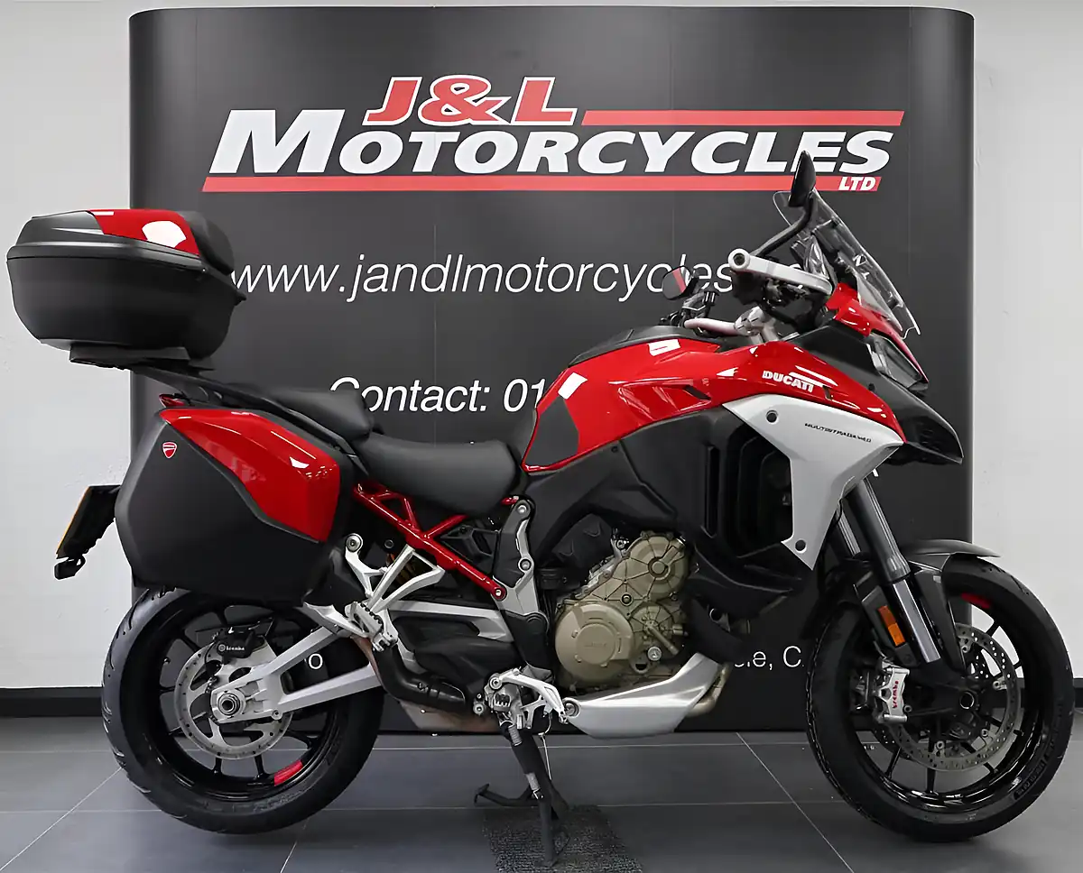 Used 2022 Ducati Multistrada V4 S Full Red - Interior and Exterior details 2