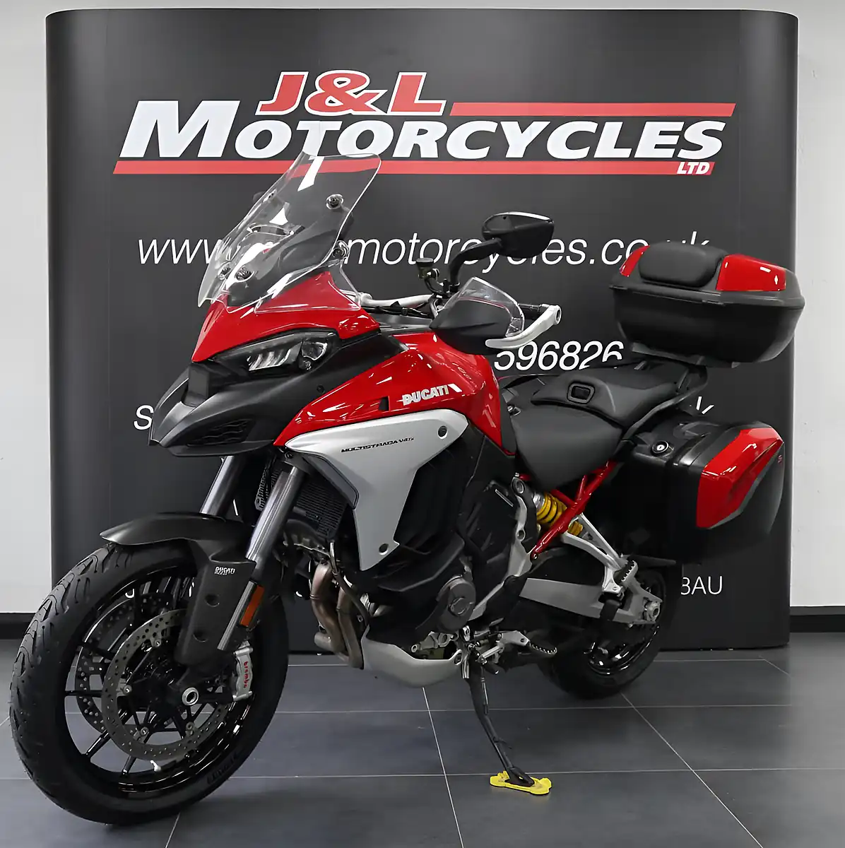Used 2022 Ducati Multistrada V4 S Full Red - Interior and Exterior details 5