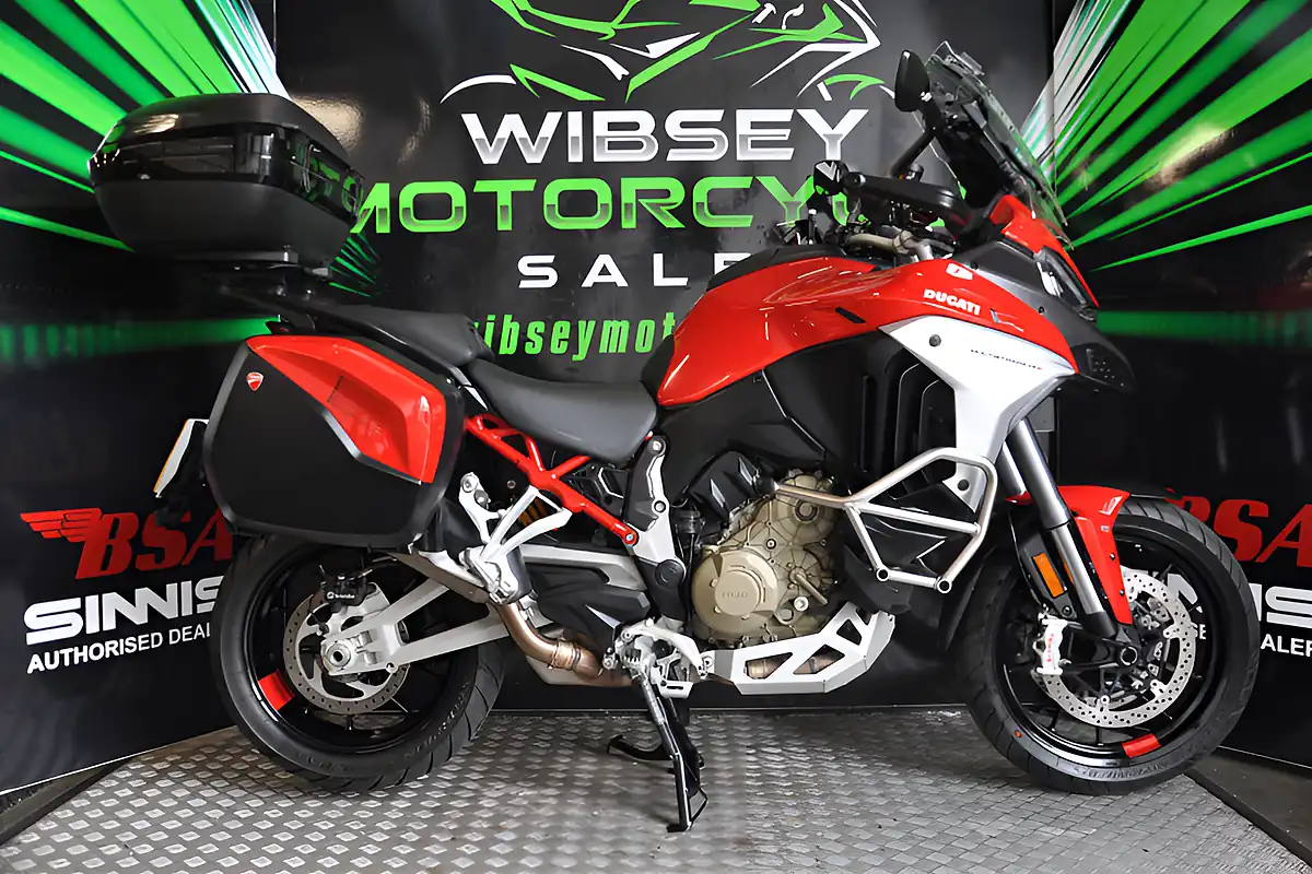 Used 2022 Ducati Multistrada V4s Travel & Radar Red - Front View