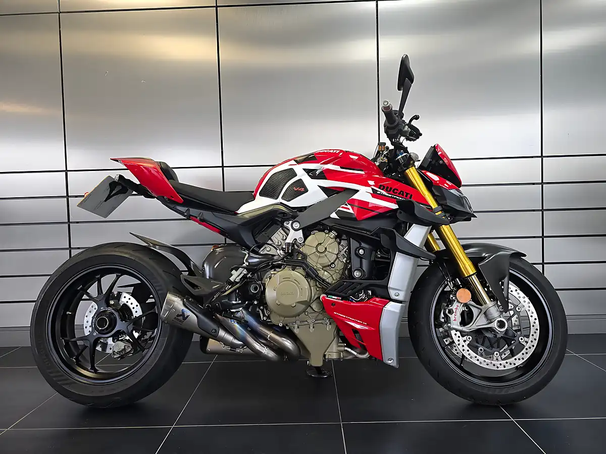 Used 2022 Ducati Streetfighter V4 S Custom Graphics Kit - Front View