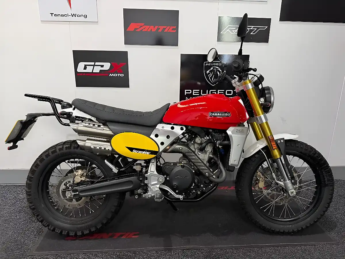 Used 2022 Fantic Caballero Scrambler - Front View