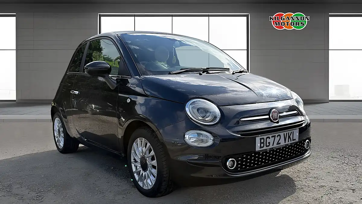 Used 2022 Fiat 500 Dolcevita Black - Front View