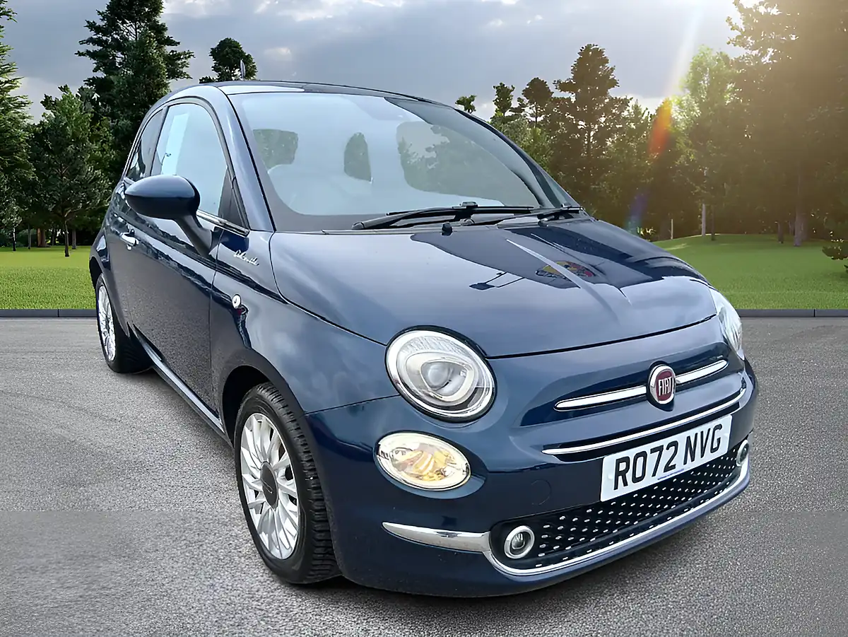 Used 2022 Fiat 500 Dolcevita Blue - Front View